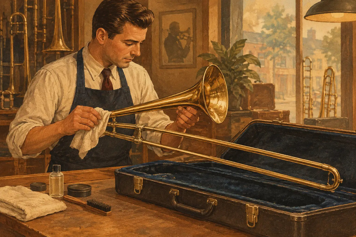 Trombone für den Kommissionsverkauf vorbereiten
