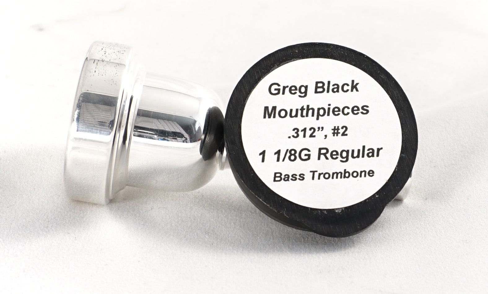 B STOCK Greg Black 1 1/8G Regular .312 #2 mouthpiece for bass trombone